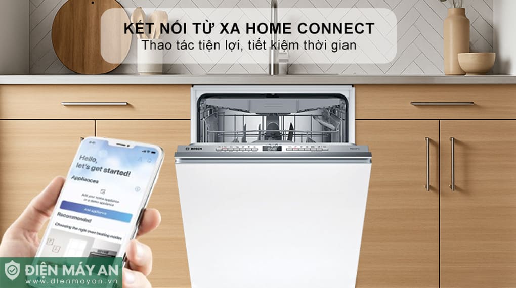 Máy rửa bát âm toàn phần Bosch Serie 4 SMV4HCX19E